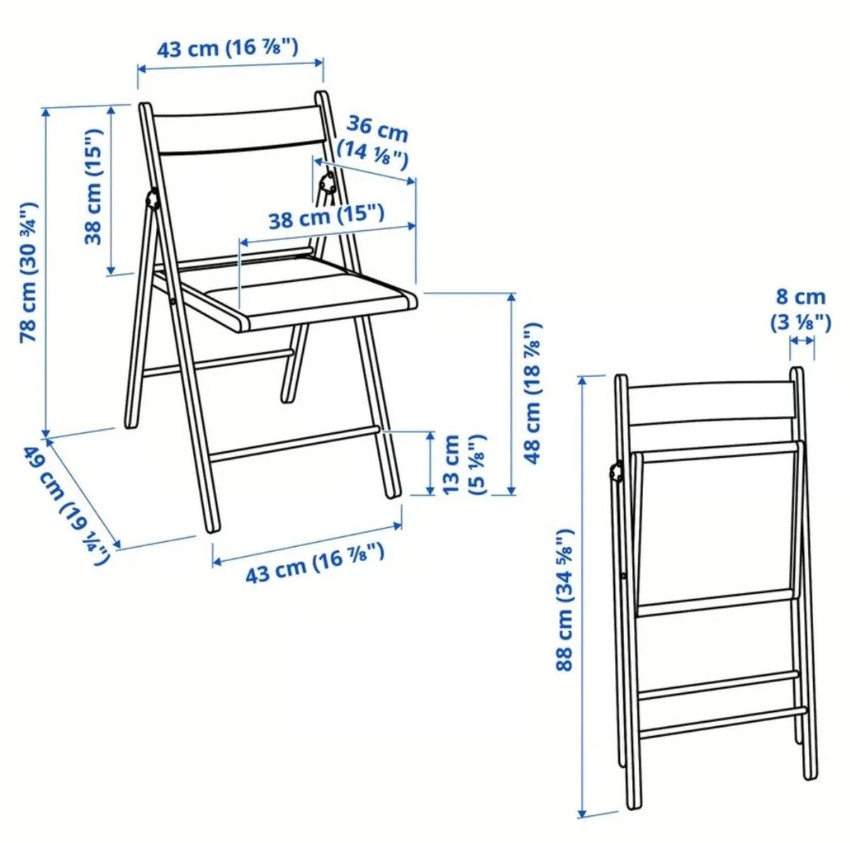 Table and 4x Chairs - Image 4