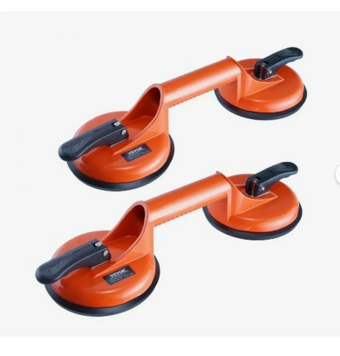 Glass Suction Cup, 11.9 cm 2 Pack 149.7 kg Load - Image 1