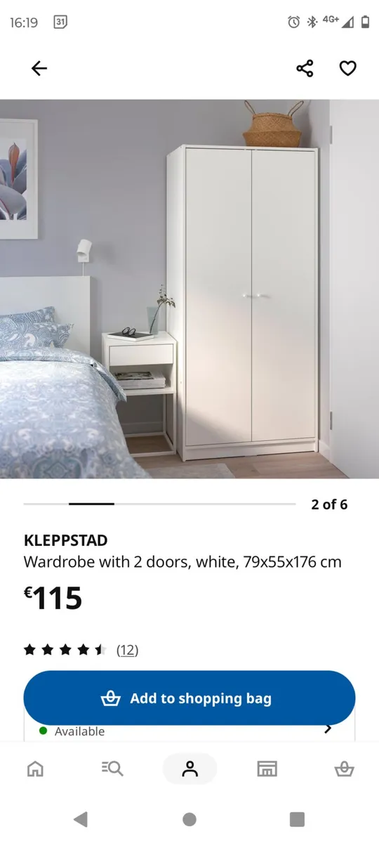 IKEA white wardrobe FREE - Image 1