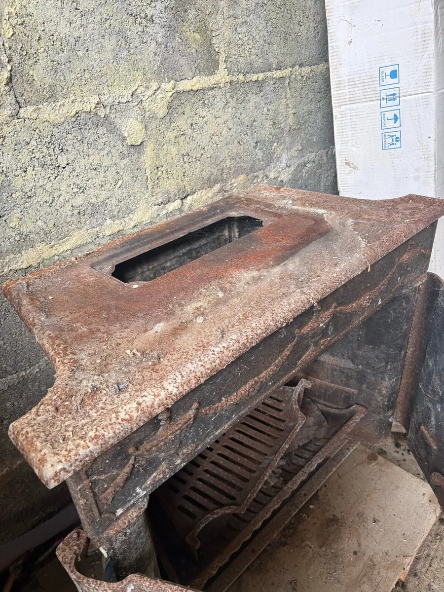 Old antique fireplace - Image 4