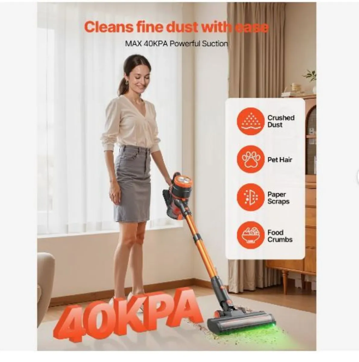 Cordless Vacuum Cleaner, - Image 2