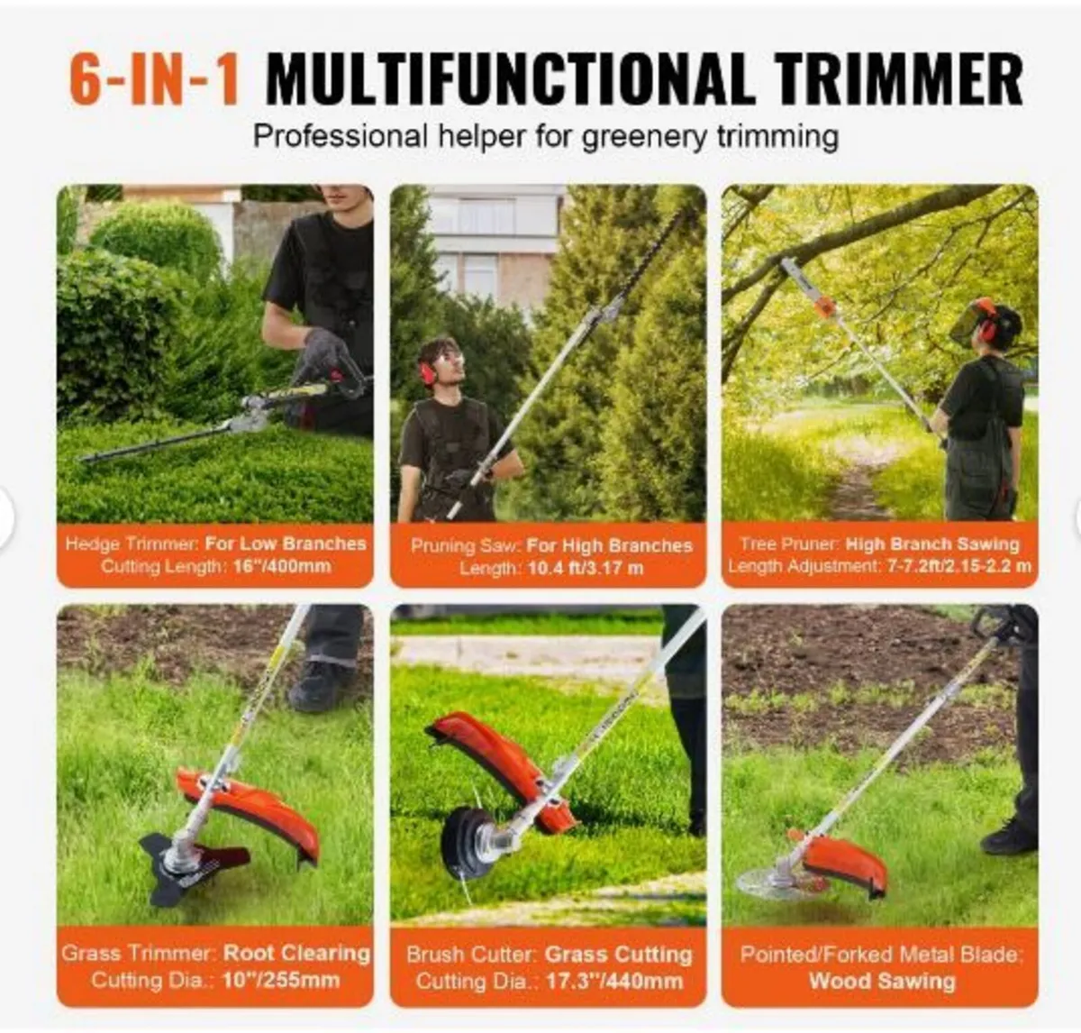 43CC 6-in-1 Multi-Functional Trimming Tools - Image 2