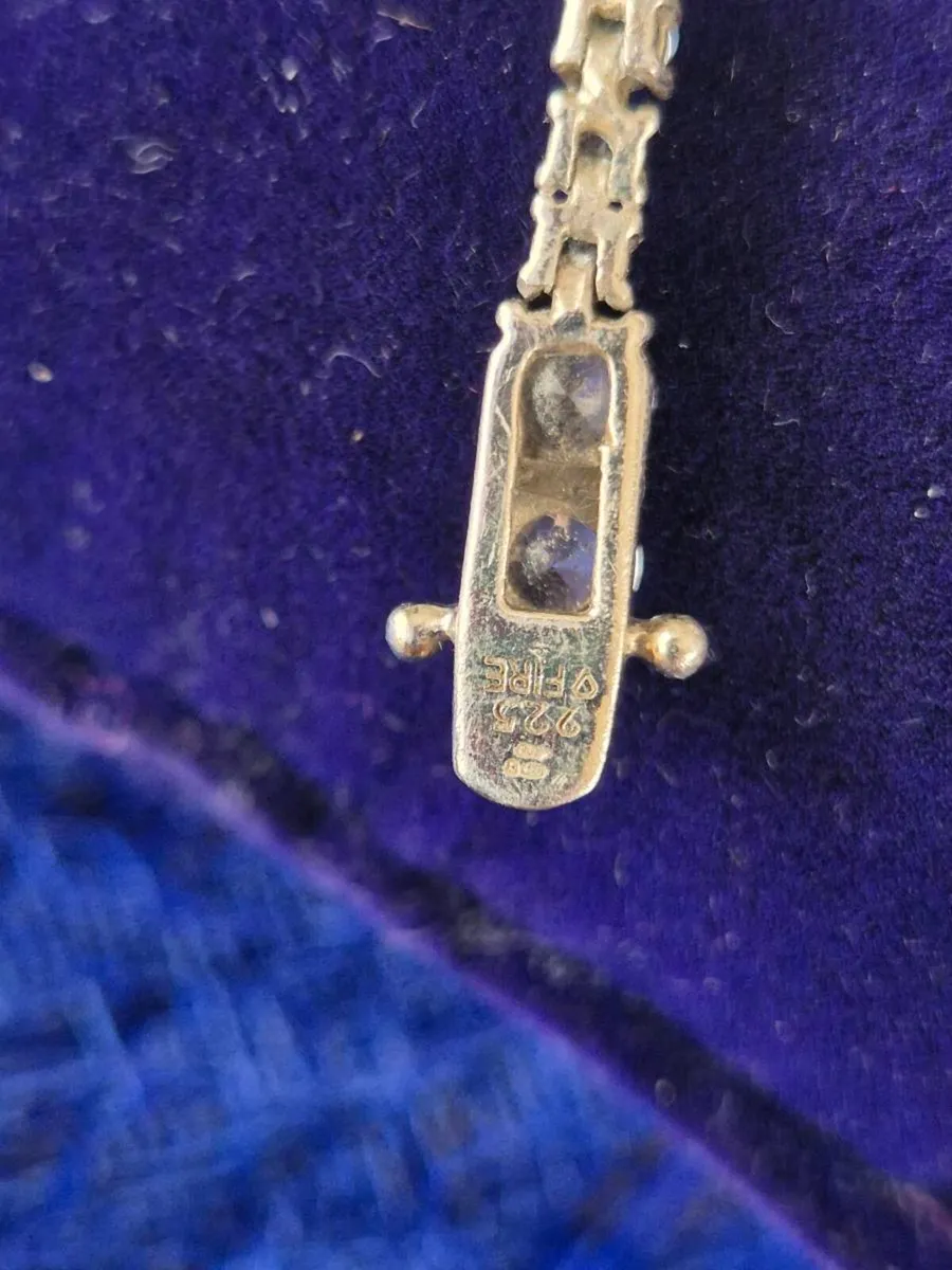 Silver tennis bracelet - Image 4
