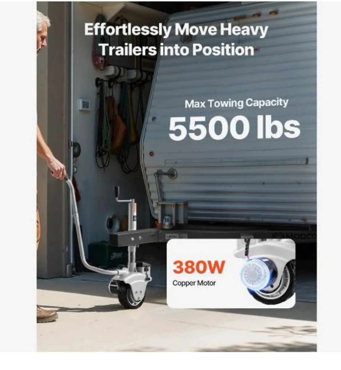 Electric Trailer Dolly, 2.5 T Towing Capacity - Image 2