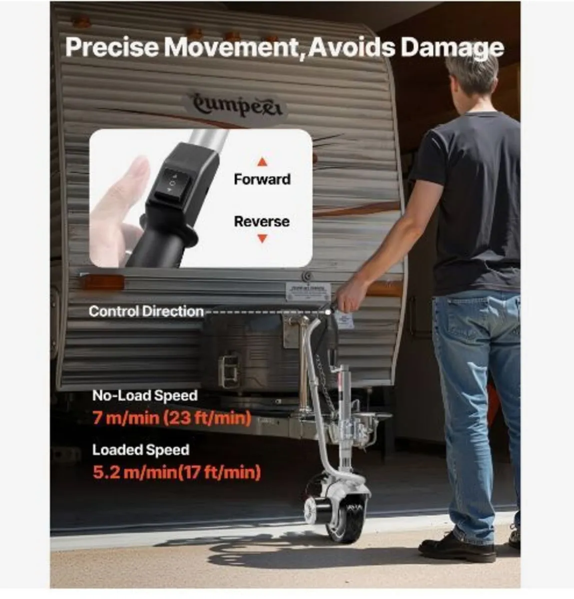 Electric Trailer Dolly, 2.5 T Towing Capacity - Image 4