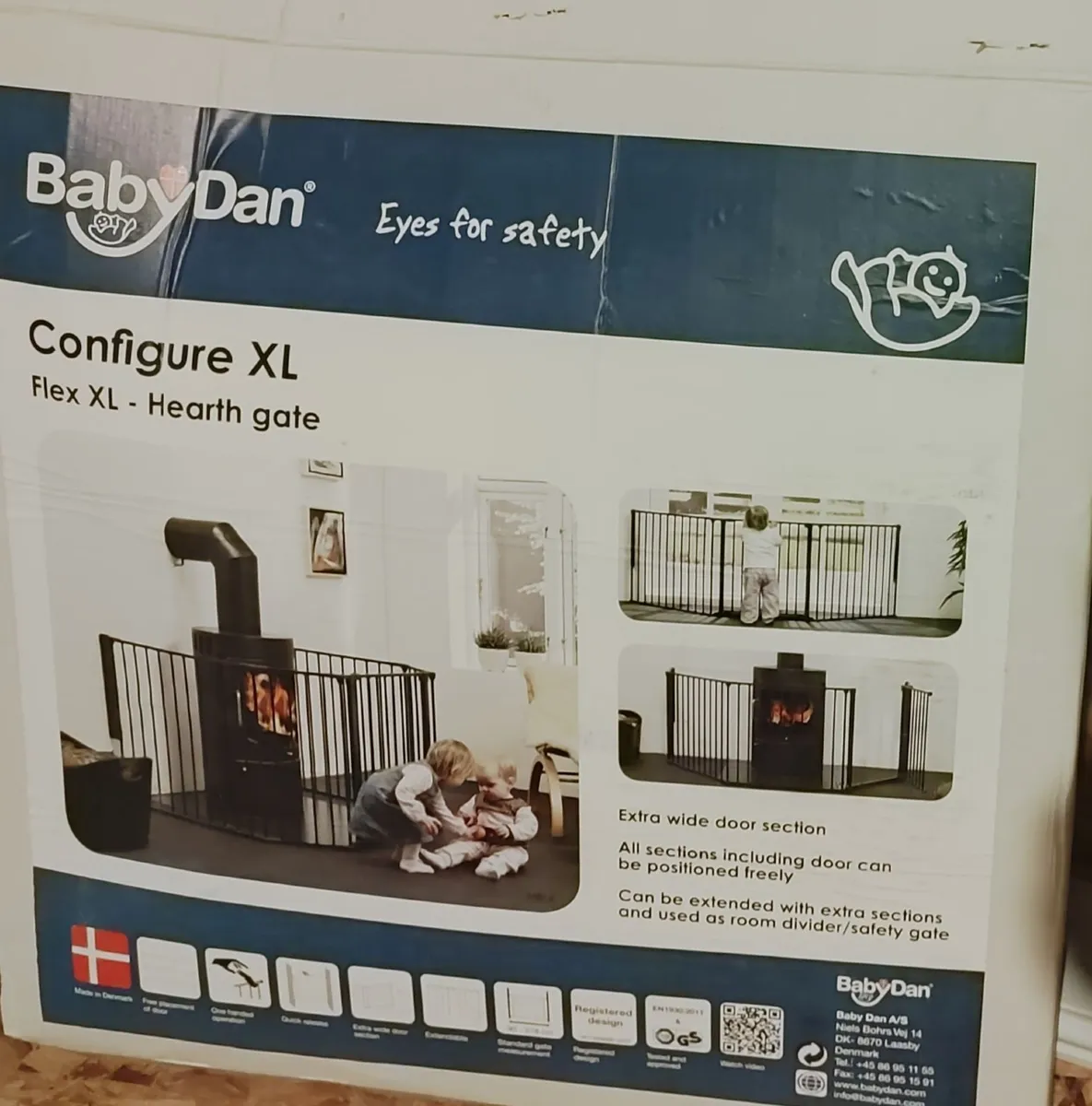 Babydan XL Fire Hearth Gate