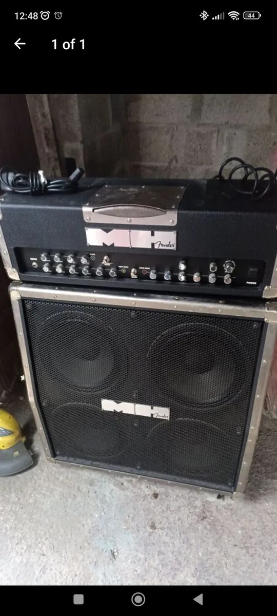 Fender amp and speaker