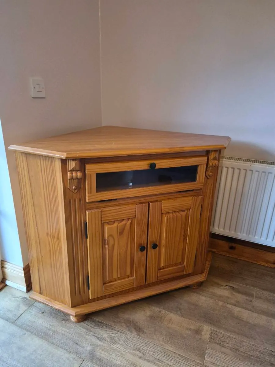 Wooden Corner Unit/Cabinet - Image 1