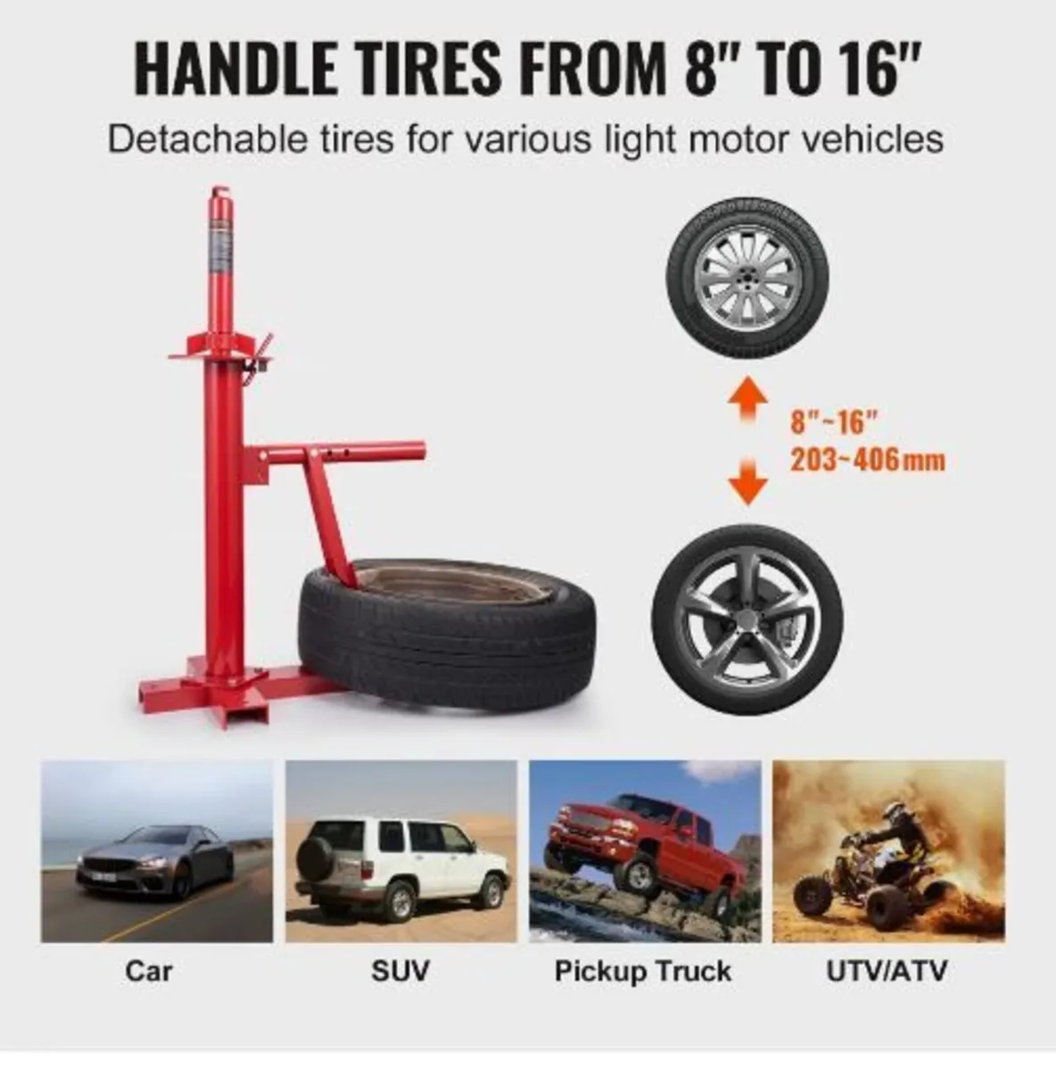 Portable Manual Tire Changer Bead Breaker Tool - Image 2