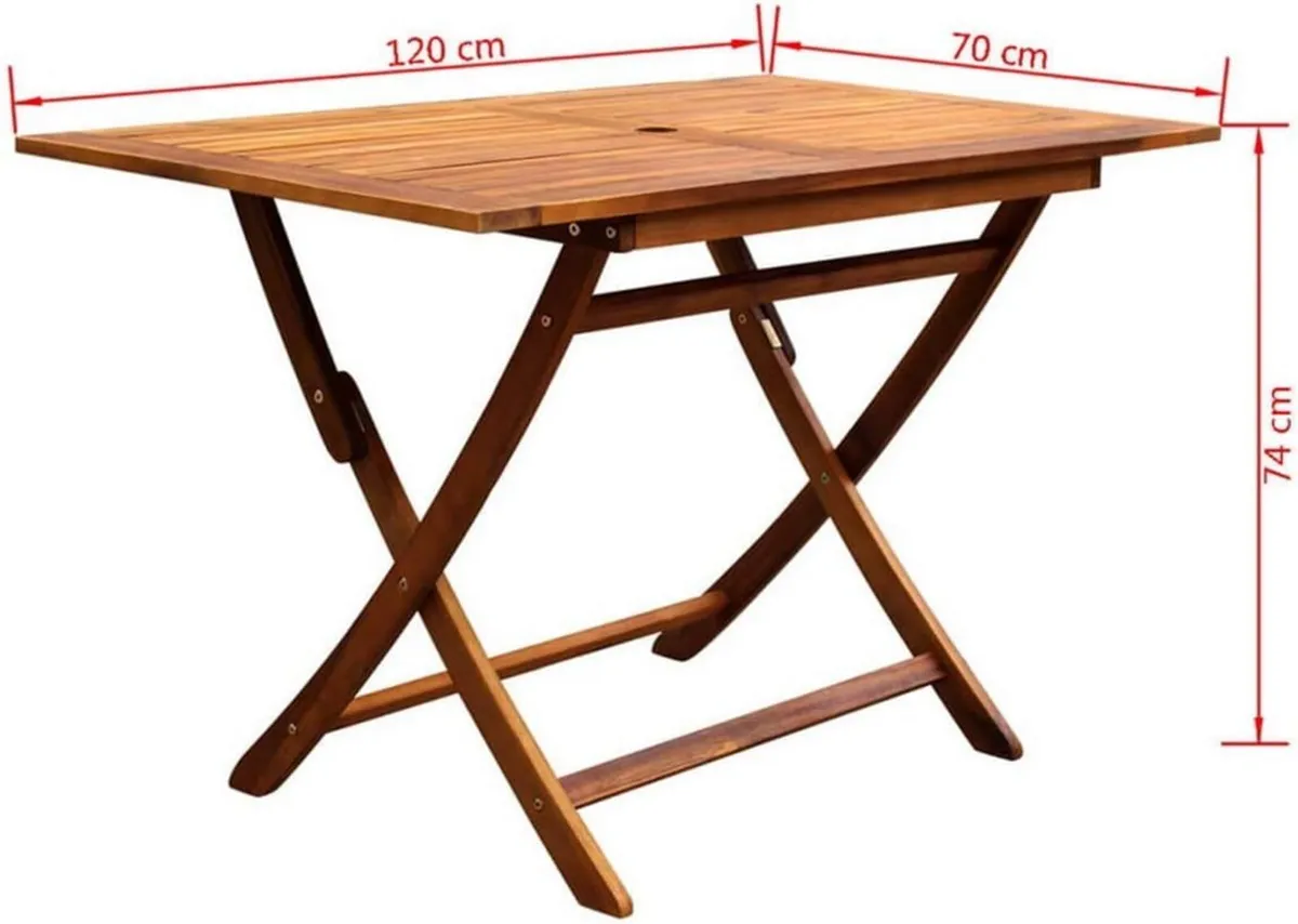 New Furniture Set 5 Pieces Acacia .. FREE DELIVERY - Image 4
