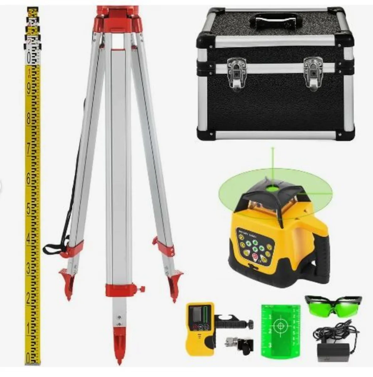Rotary Green Laser Kit 500M+1.65M Aluminum - Image 4