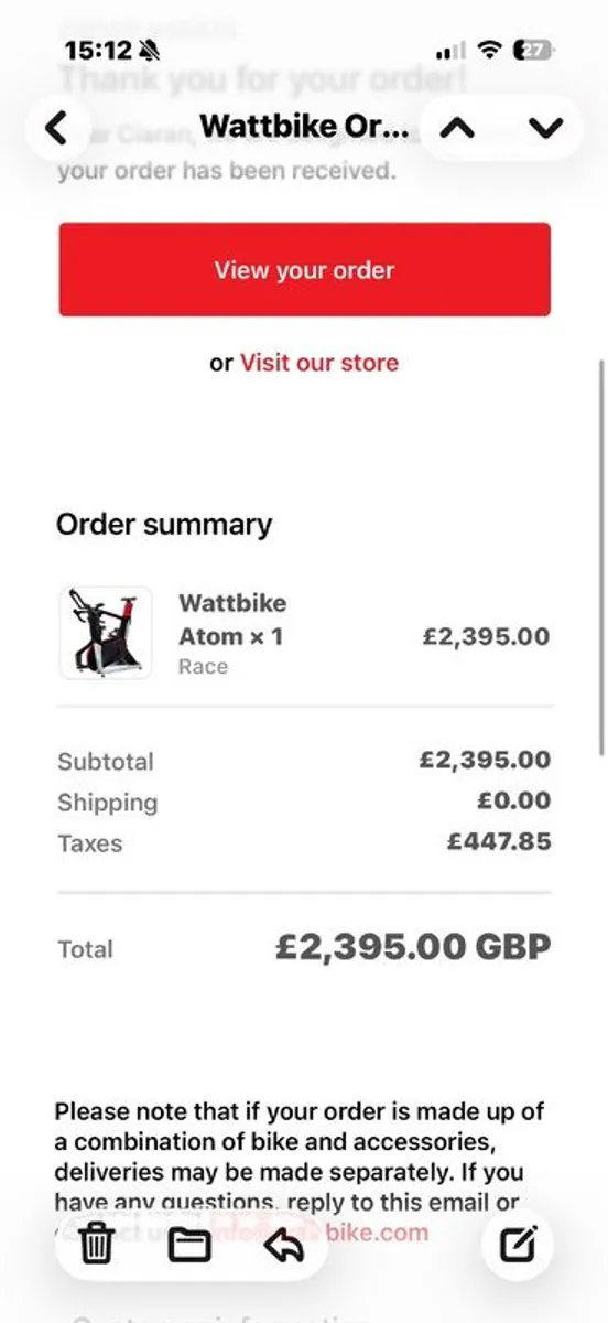 Wattbike ATOM - Image 1