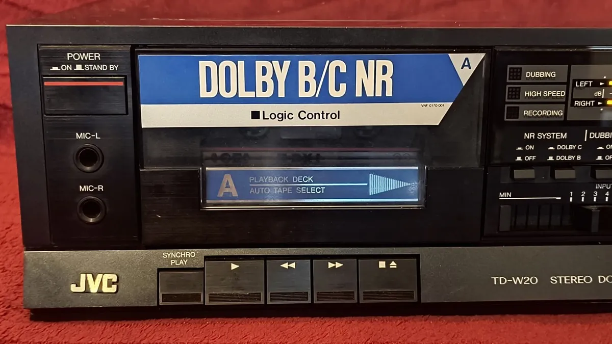 Double cassette tape recorder JVC TD-W20.  Type: S - Image 3
