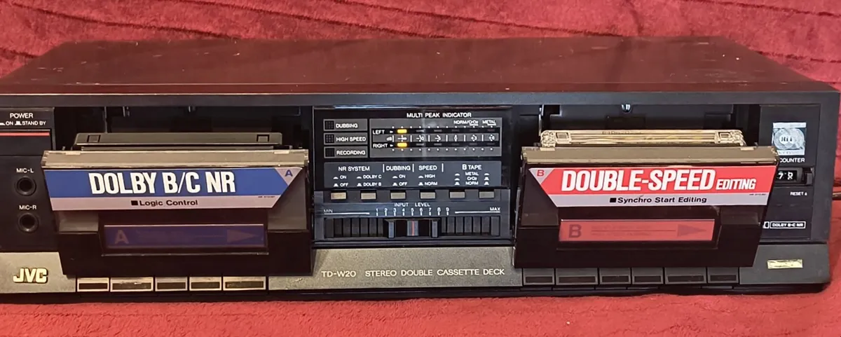 Double cassette tape recorder JVC TD-W20.  Type: S - Image 4