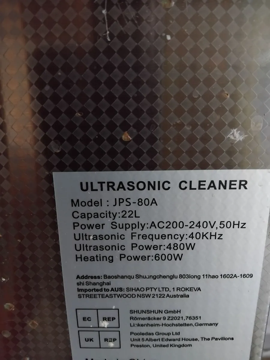 Ultrasound cleaner 22 L - Image 1