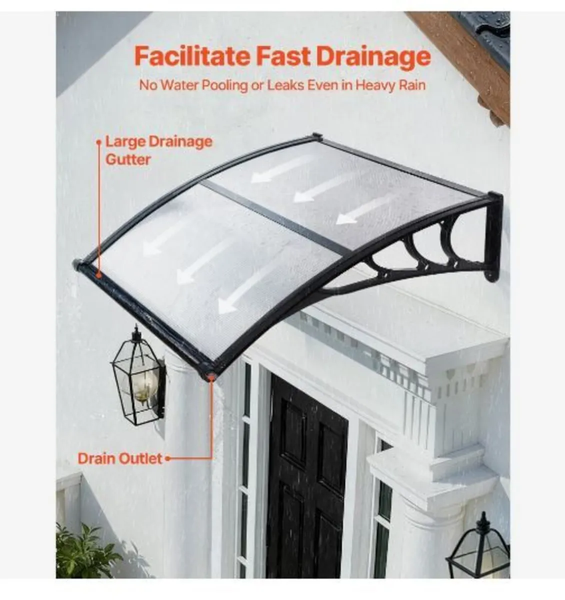 Awnings for Door Entrance, 38 x 40 in - Image 4