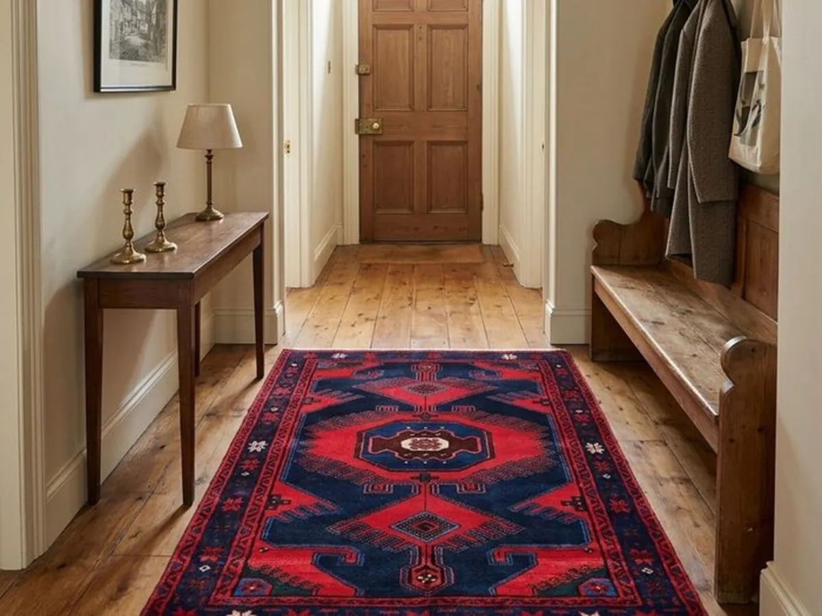 Art Deco Hand Knotted Rug Carpet - Image 1