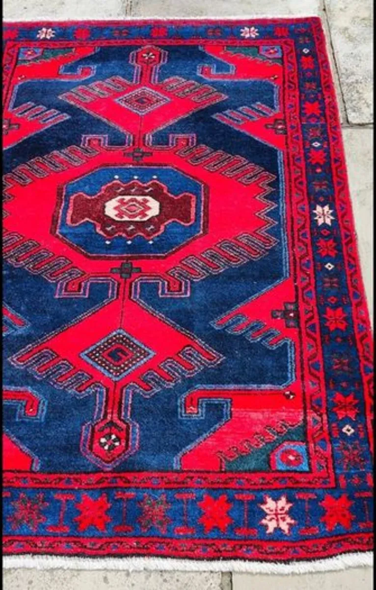 Art Deco Hand Knotted Rug Carpet - Image 3