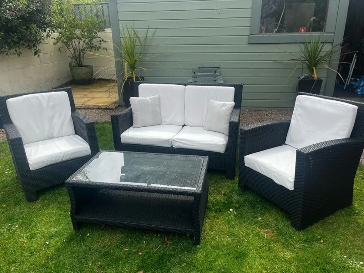 Rattan Garden Lounge set - Image 2