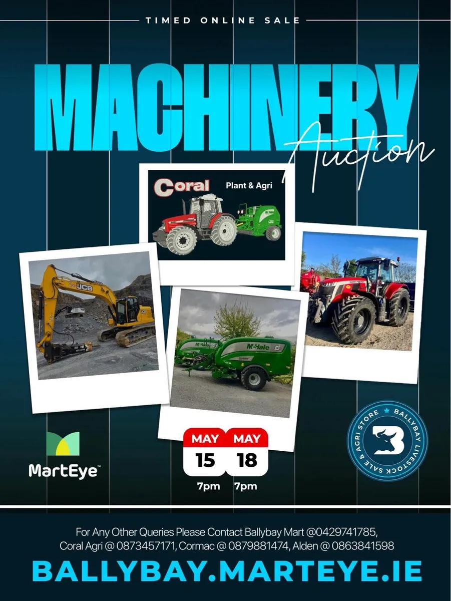 Coral Agri Timed Machinery Auction