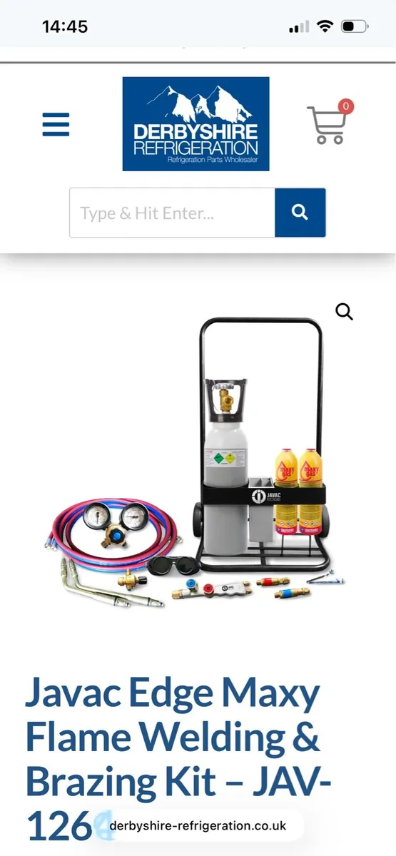 Java portable brazing kit