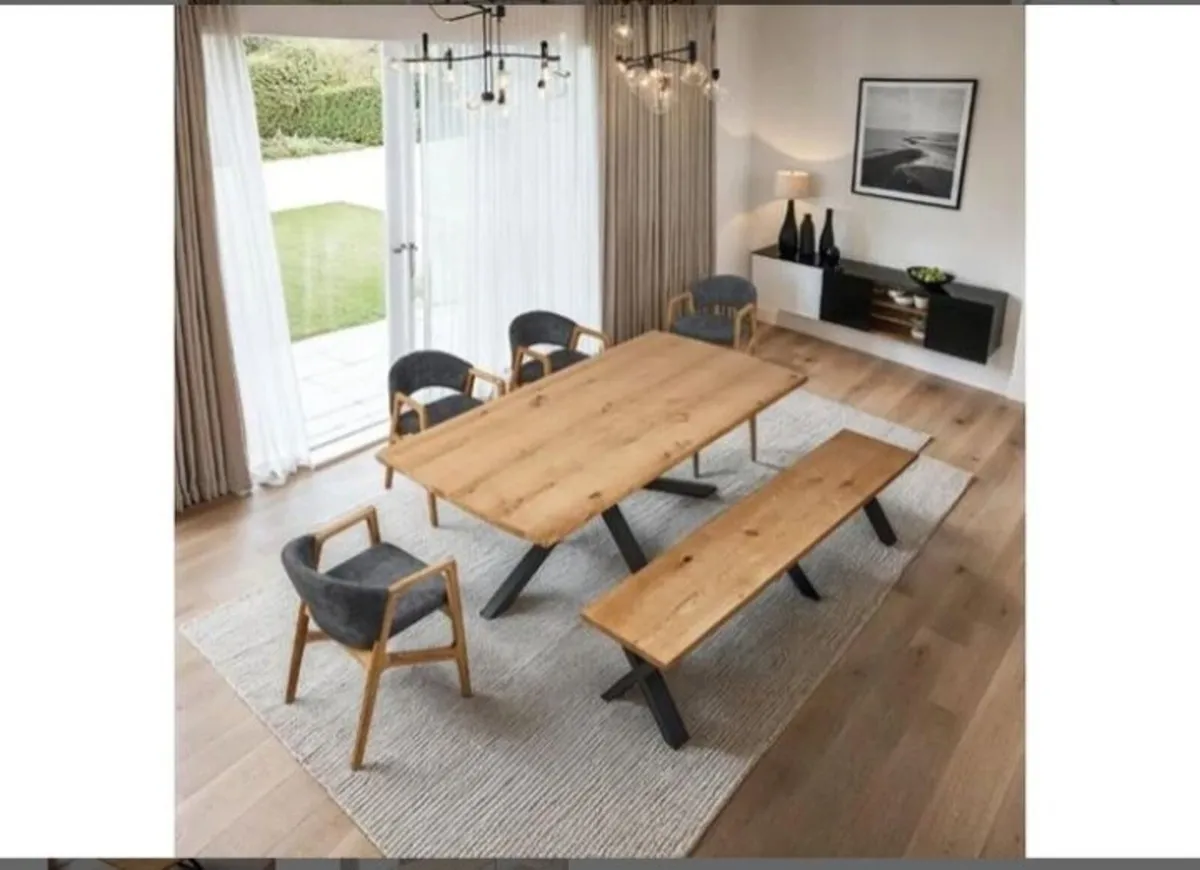 Onyx 2 m Fixed Dining Table - Image 2