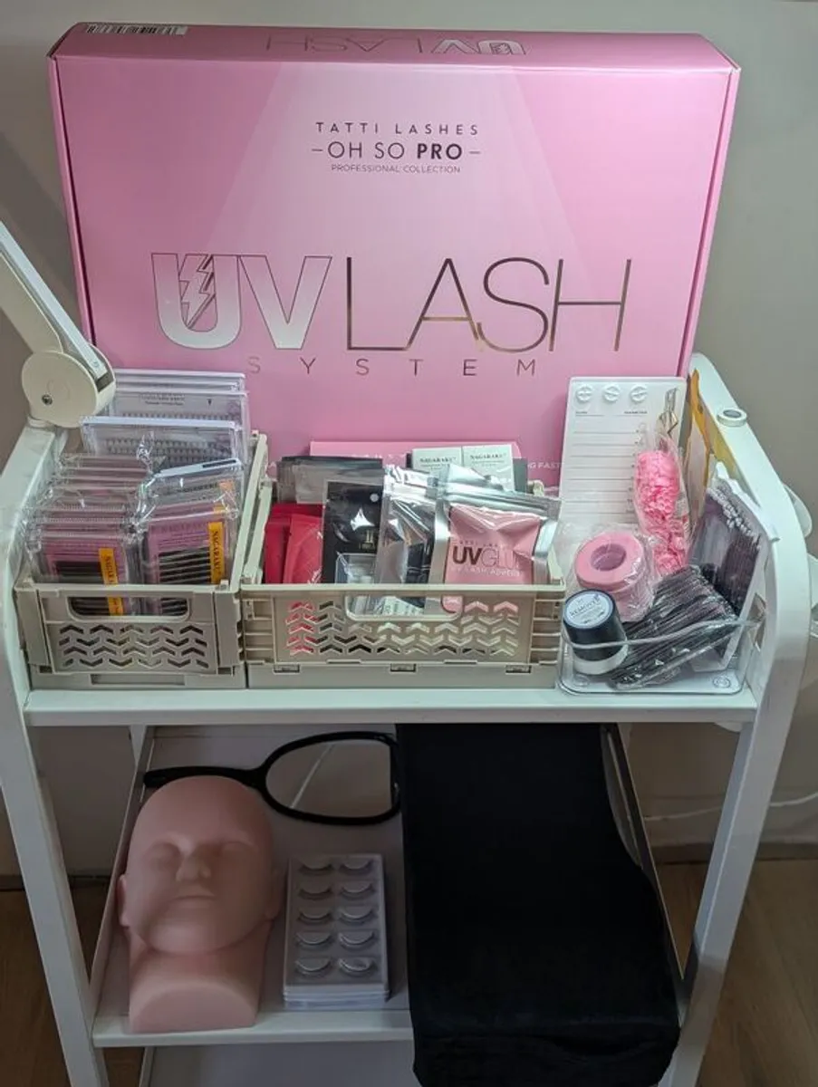 Complete Lash Business Setup Featuring Tatti Lashes UV System - Image 1
