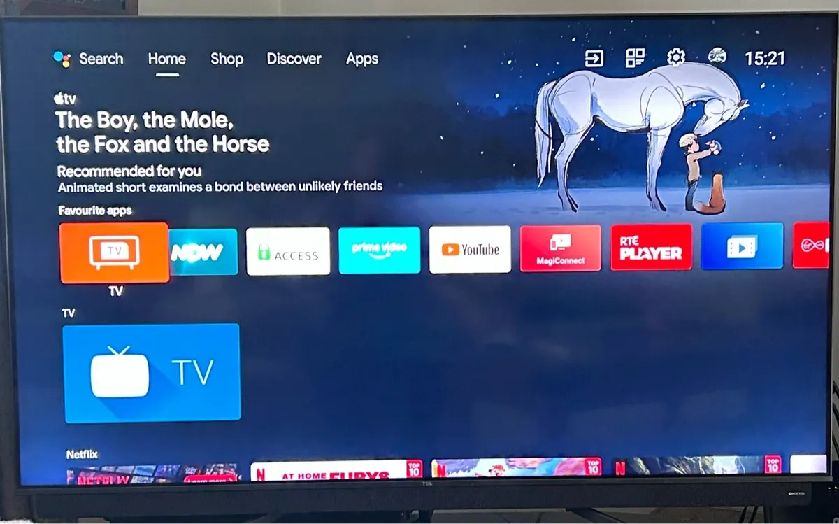 55” smart TV for sale - Image 1