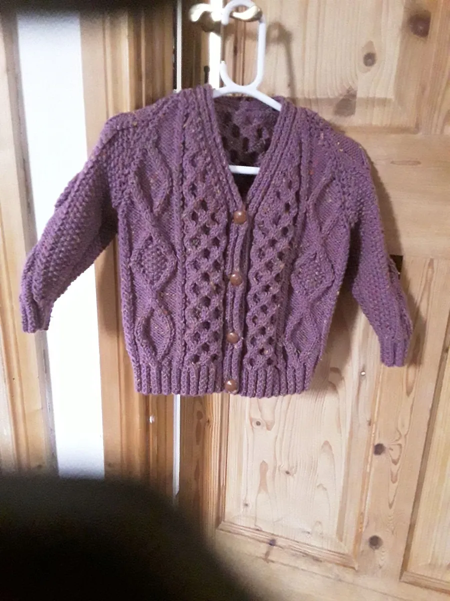 Brand new hand knitted toddlers Aaron cardigan - Image 1