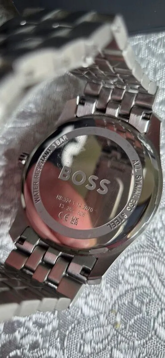 Boss Mens Principle Black Dial Watch, Silver - Maynooth - Image 2