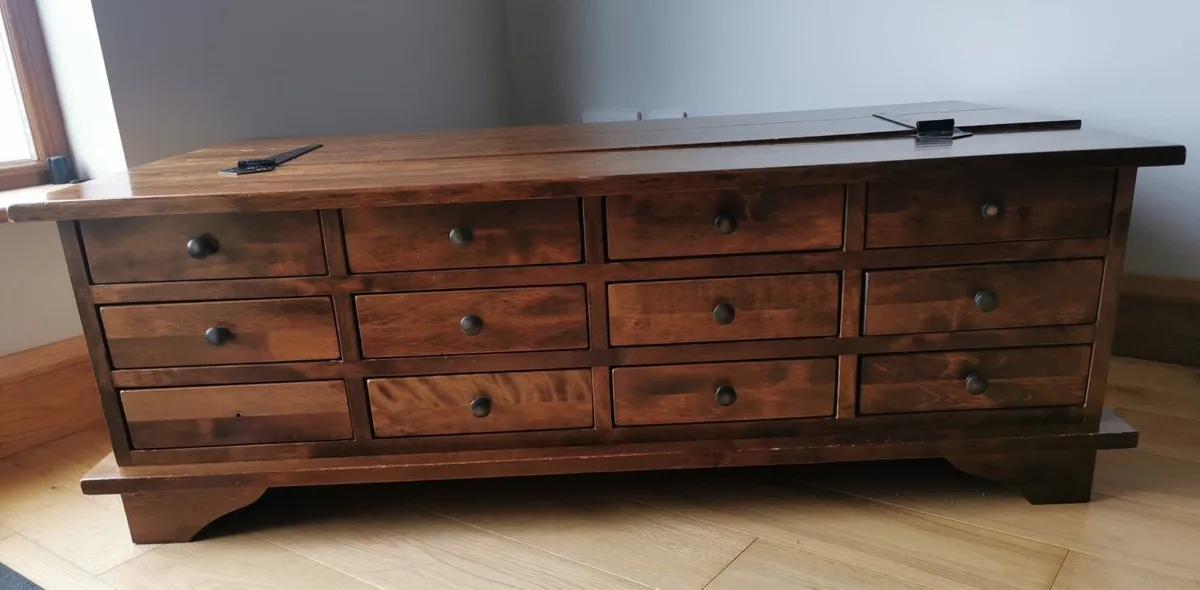 Laura Ashely Garrat bookshelf and coffee table - Image 1