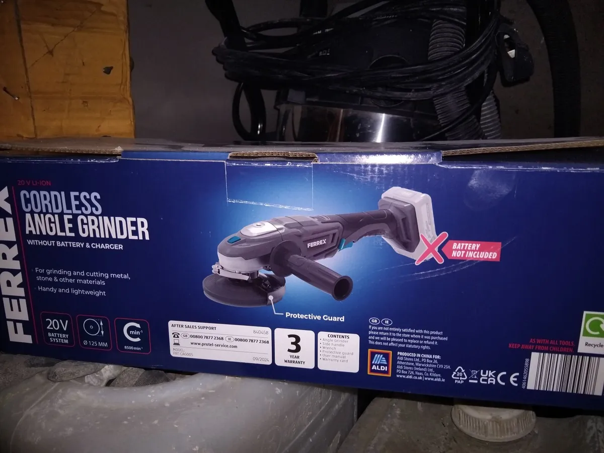Ferrex angle grinder, impact driver and mouse sand - Image 1
