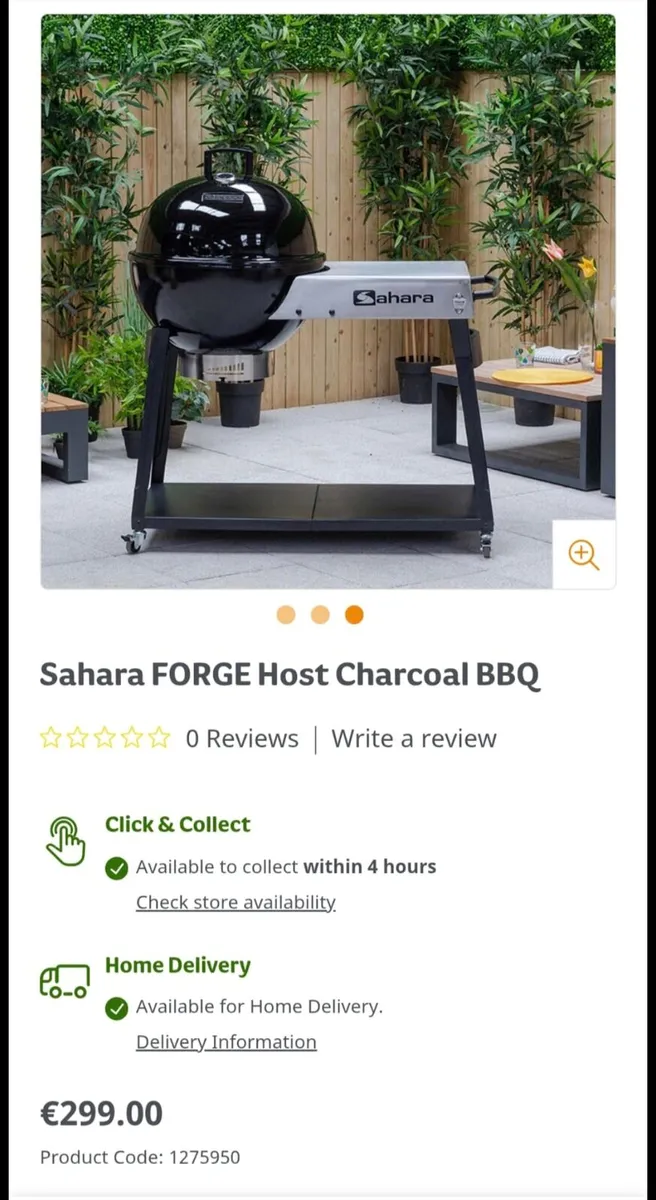 Sahara BBQ Forge Host Charcoal (Brand new)unopened - Image 2