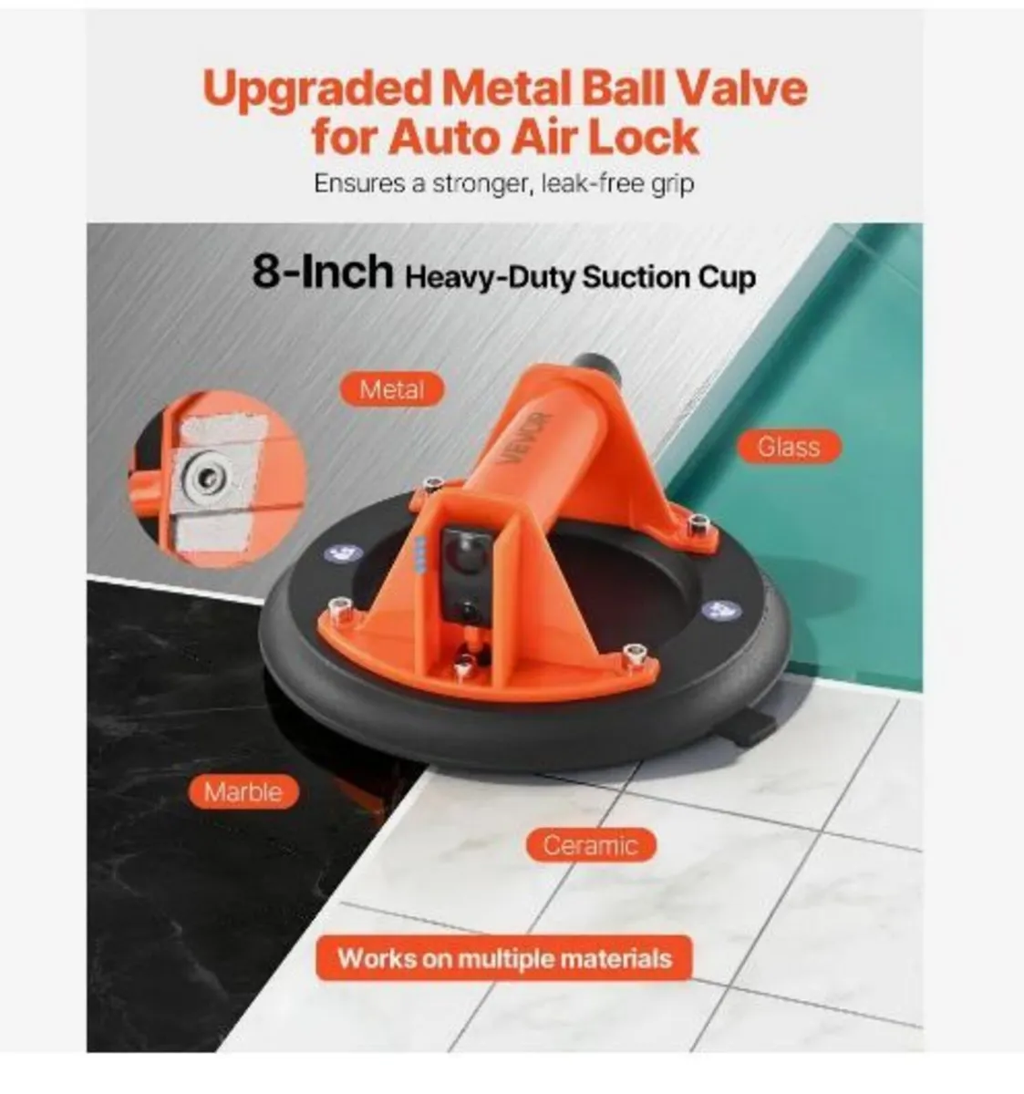 Vacuum Suction Cup, 203 mm Vacuum Glass - Image 2