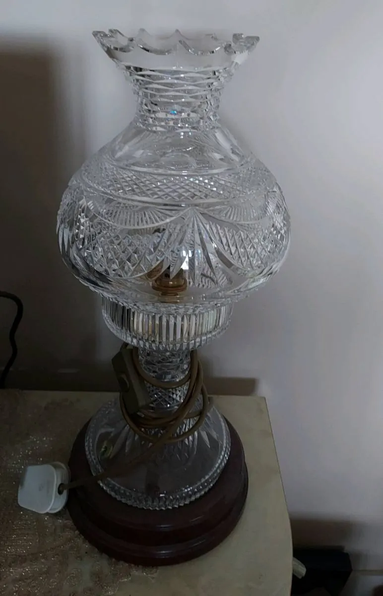 Waterford crystal lamp / vase - Image 1