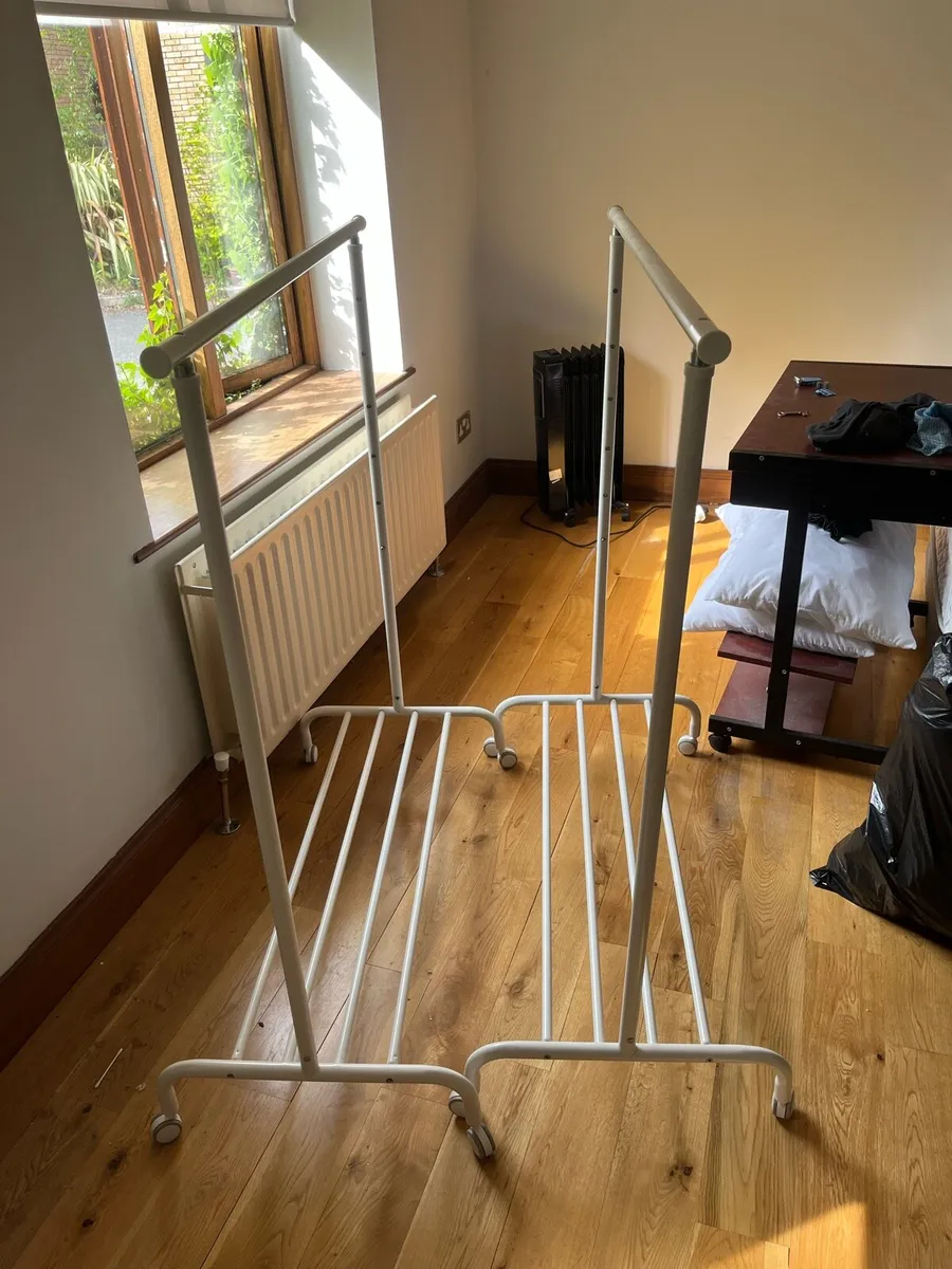 Clothes rack x2 - Image 1