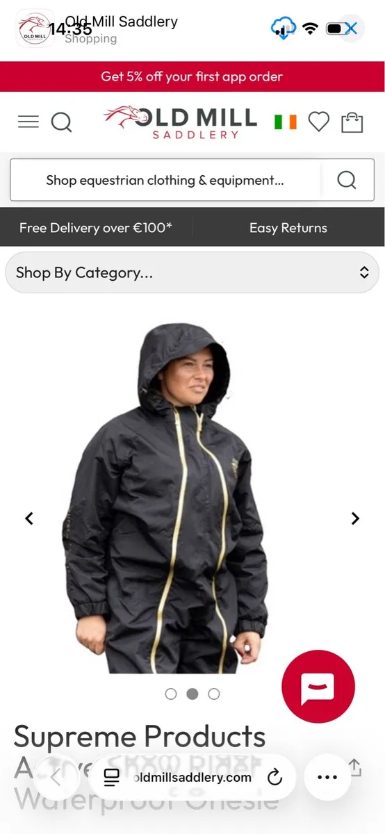 Horseshow rider waterproof onesie - Image 1