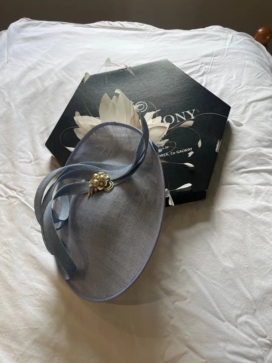 Suzie Mahoney Hat- Blue periwinkle Hat - Image 1