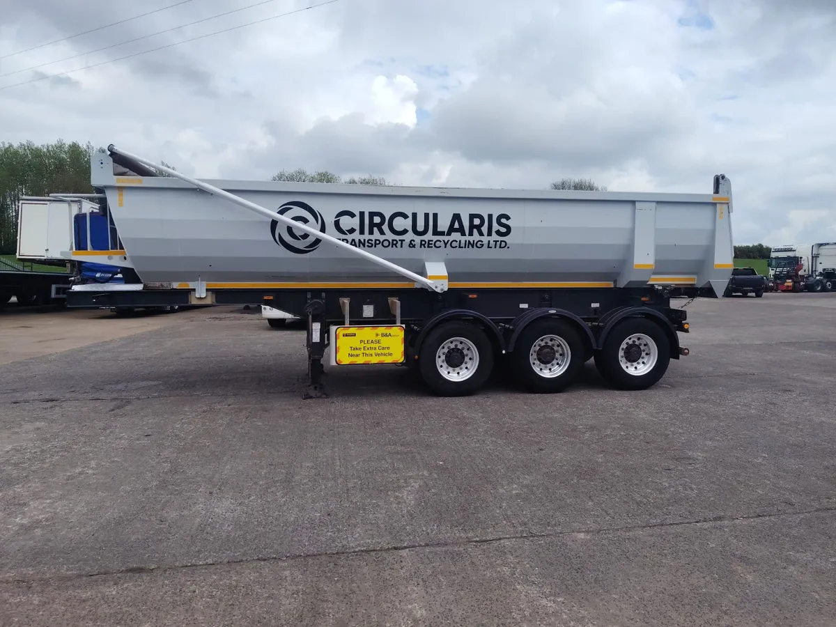 2018 Dennison Steel aggregate tipping trailer - Image 2