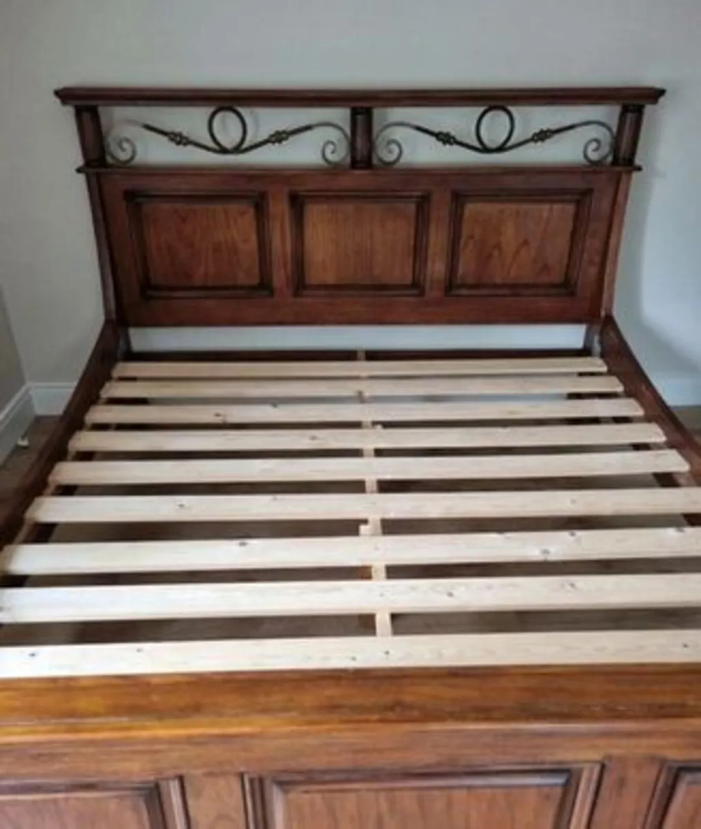 Solid Mahogany Bedframe - Image 4