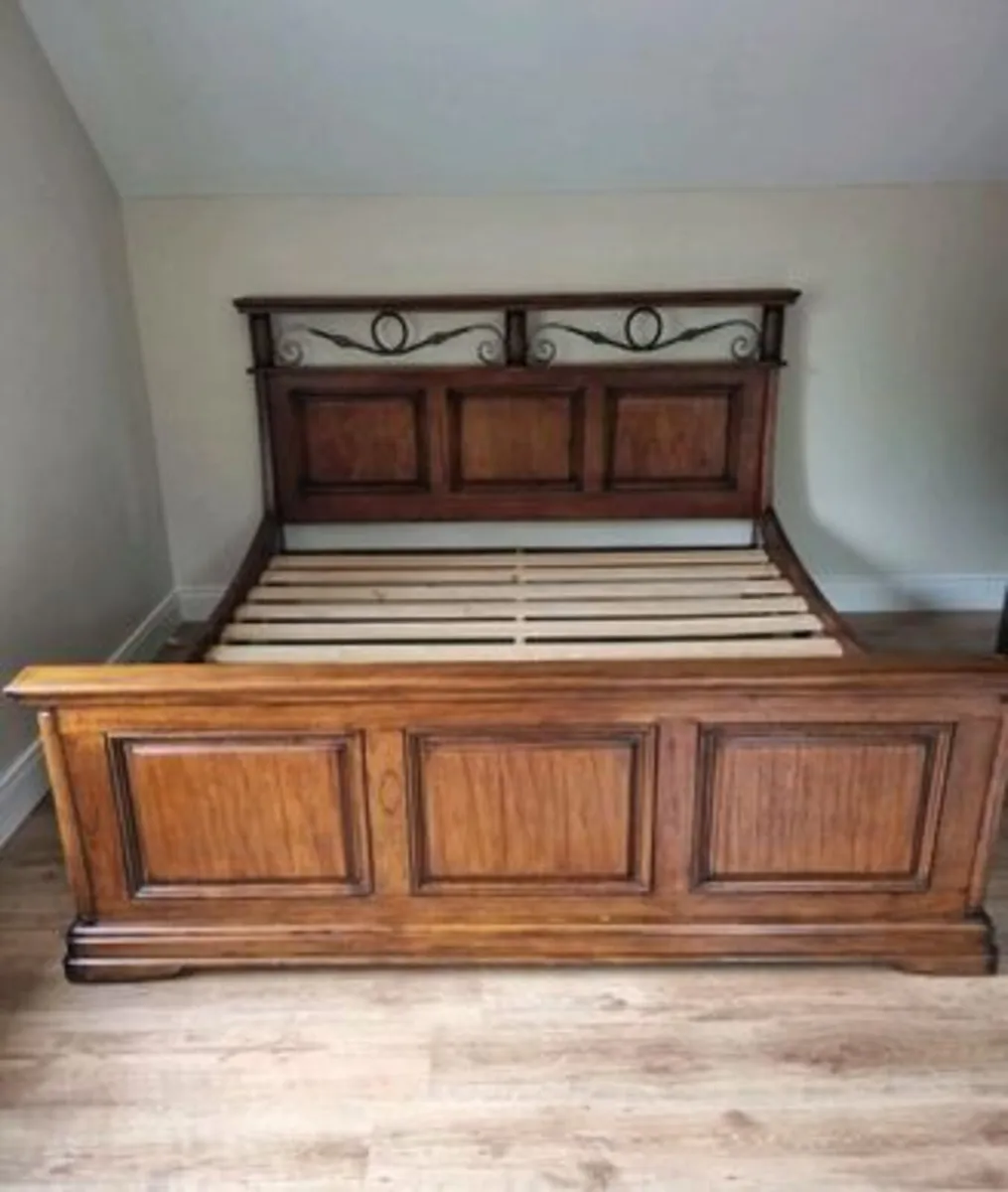 Solid Mahogany Bedframe - Image 1