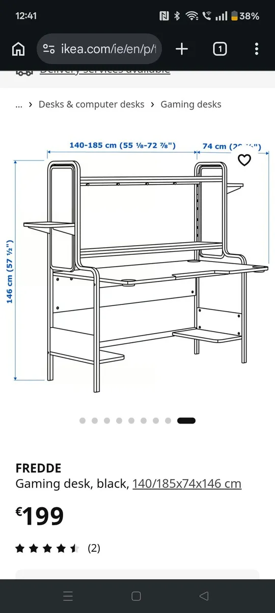 Office desk Freede + chair - Image 4