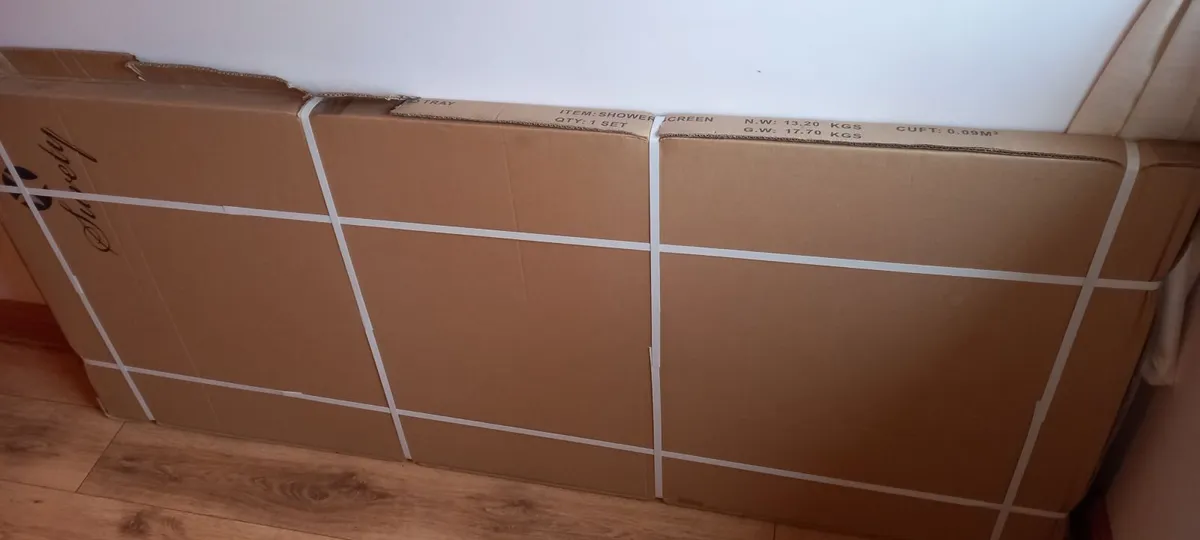 Shower screen, 700/800x1800mm. no tray included