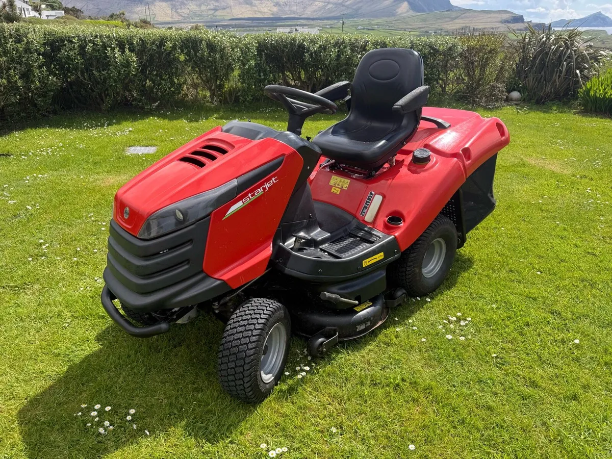 SECO STARJET PETROL RIDE-ON LAWNMOWER - Image 1