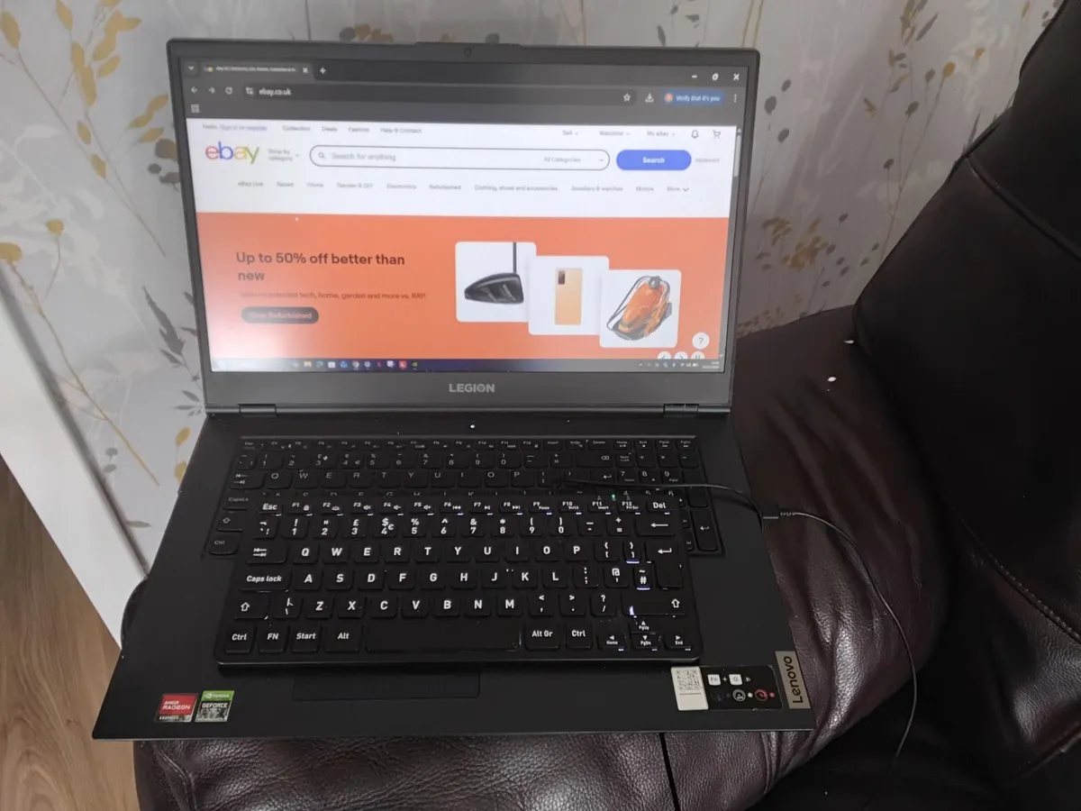 Lenovo Legion Gaming Laptop 17" rtx 3060 - Image 2
