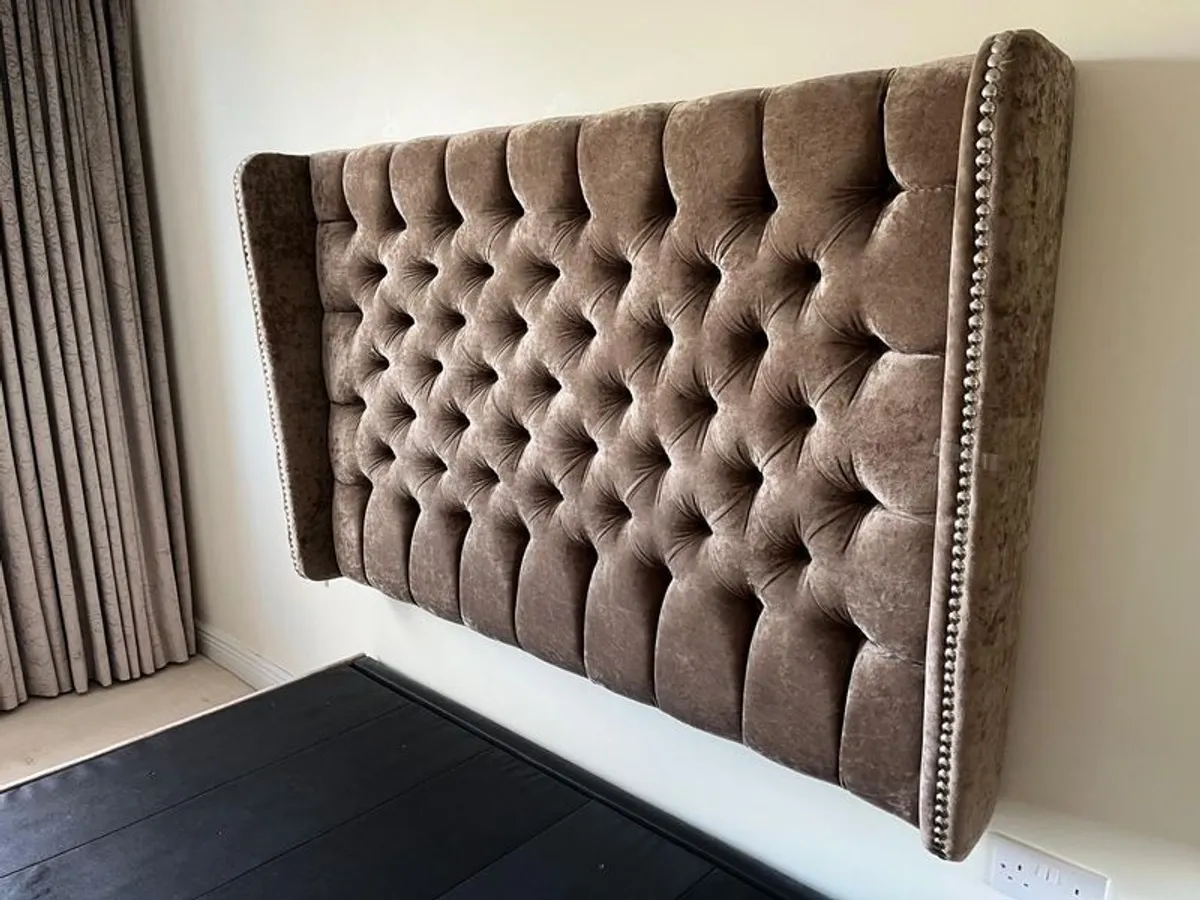 King Size Divan Bed & Matching Head Board - Image 1