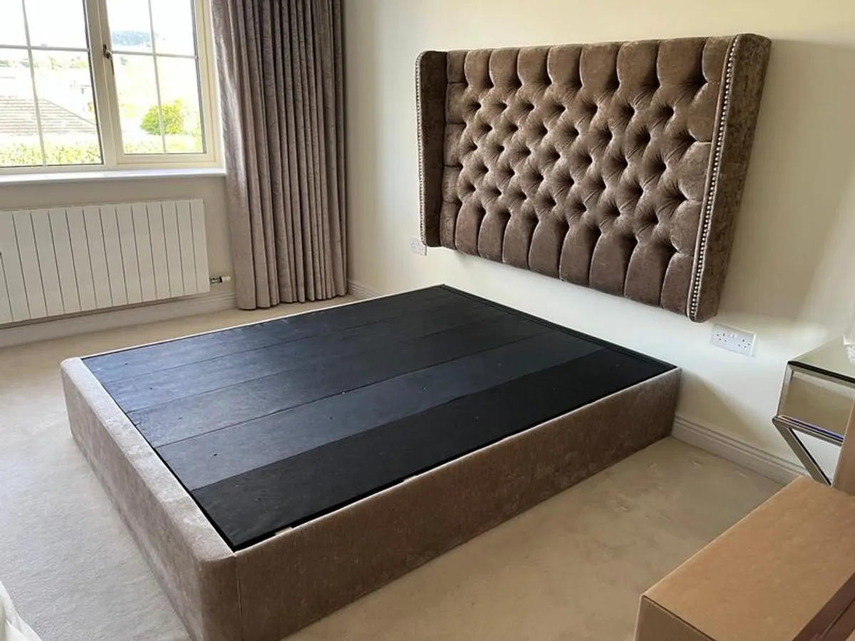 King Size Divan Bed & Matching Head Board - Image 4