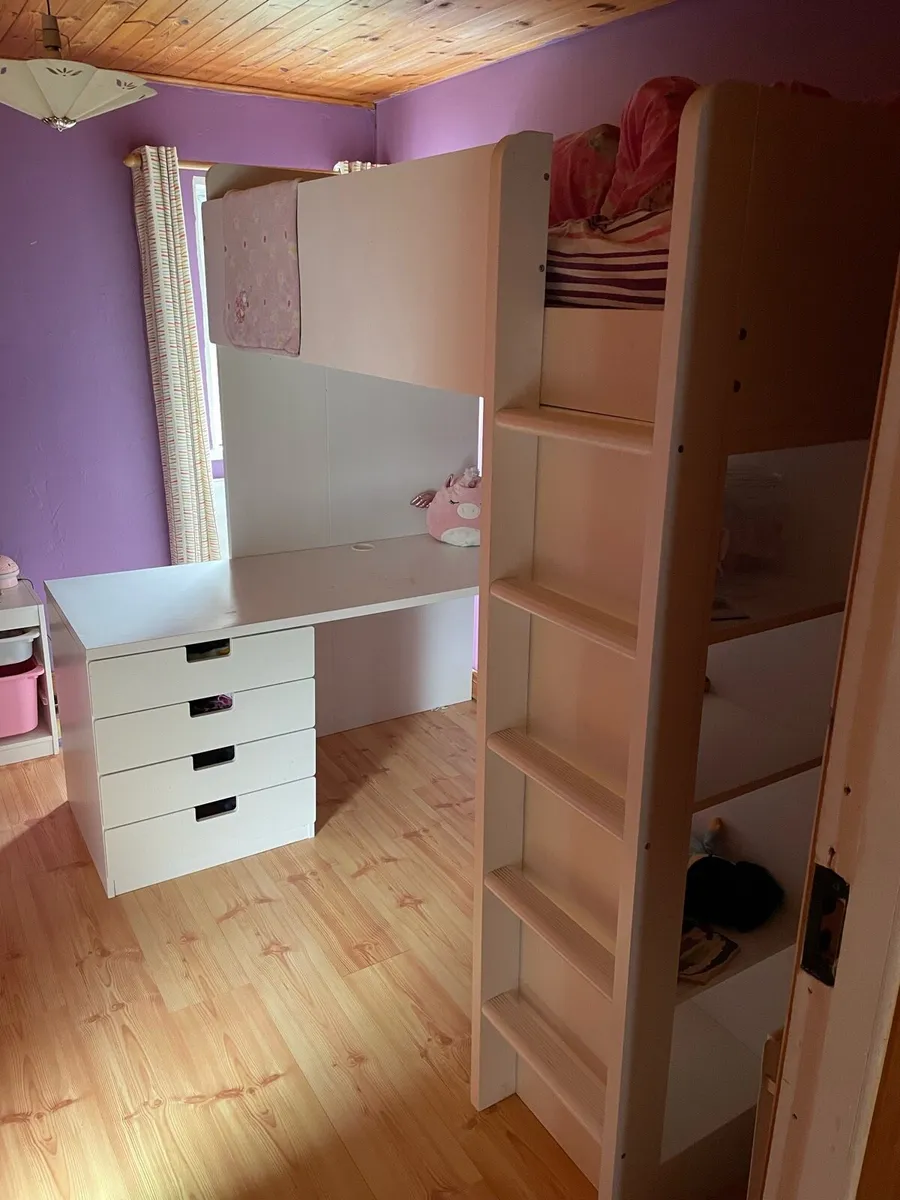Kids full size bed unit - Image 1