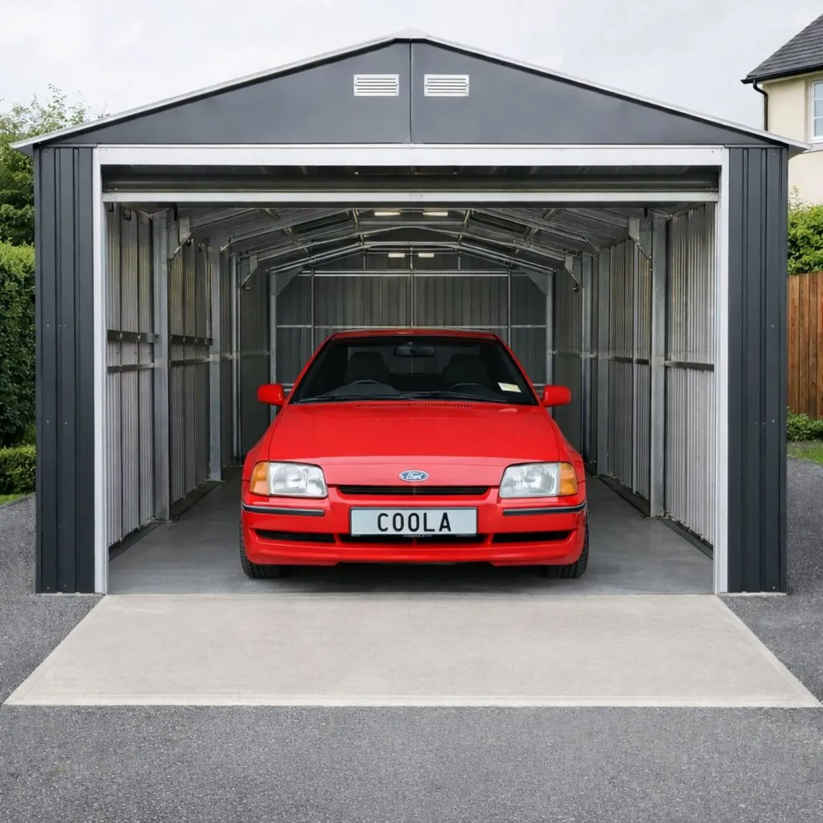 12×20 Olympian Steel Car Garages - Image 3