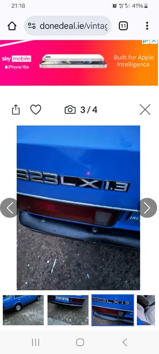 Mazda 323 lx Saloon - Image 3
